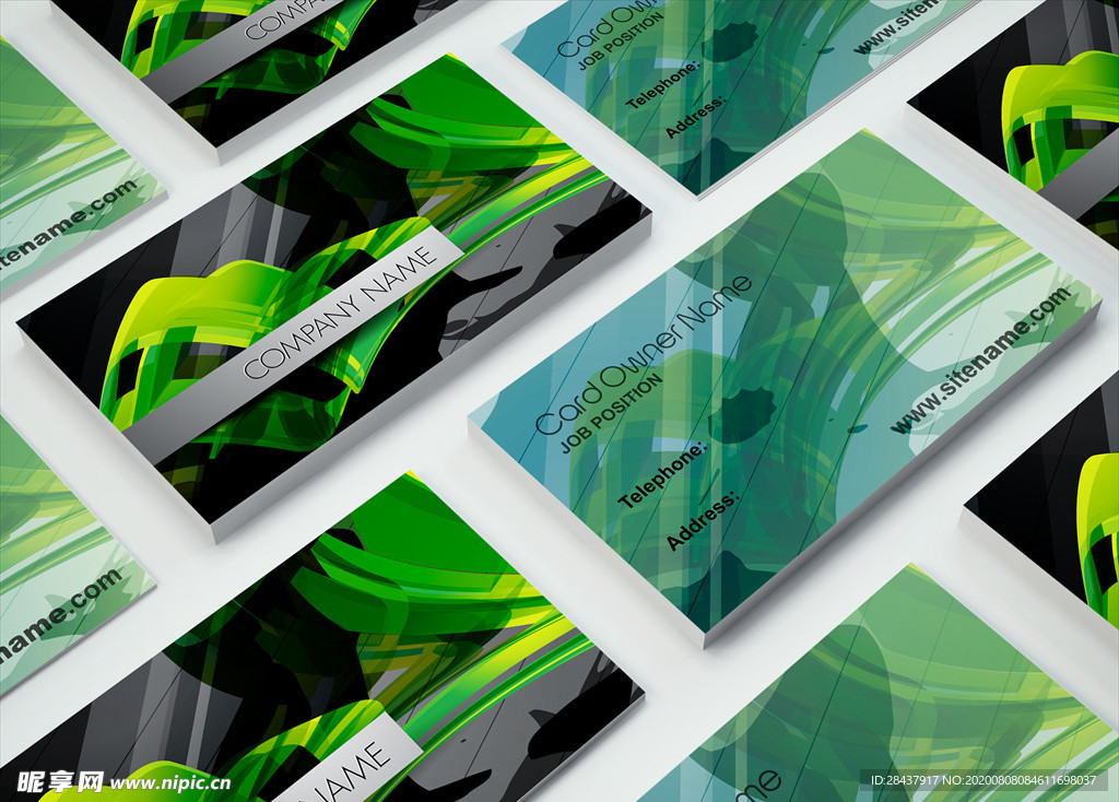 矢量名片模板