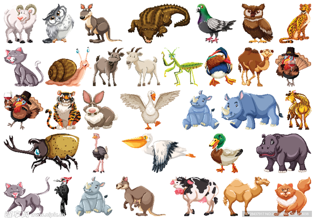 矢量动物素材