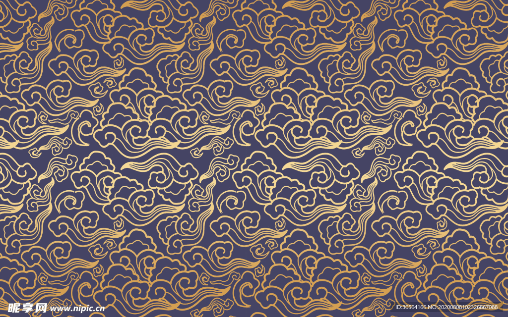 国风纹理墙贴墙画壁画背景素材