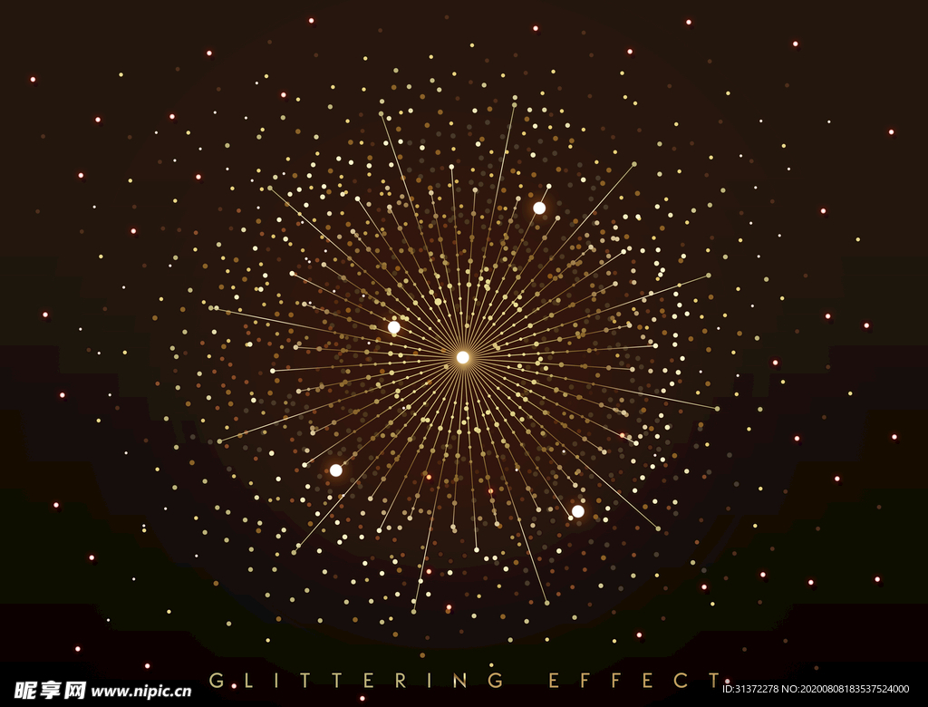 炫酷流光炫彩光效图片