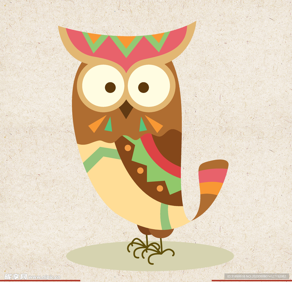 矢量动物 矢量植物 插画 手绘