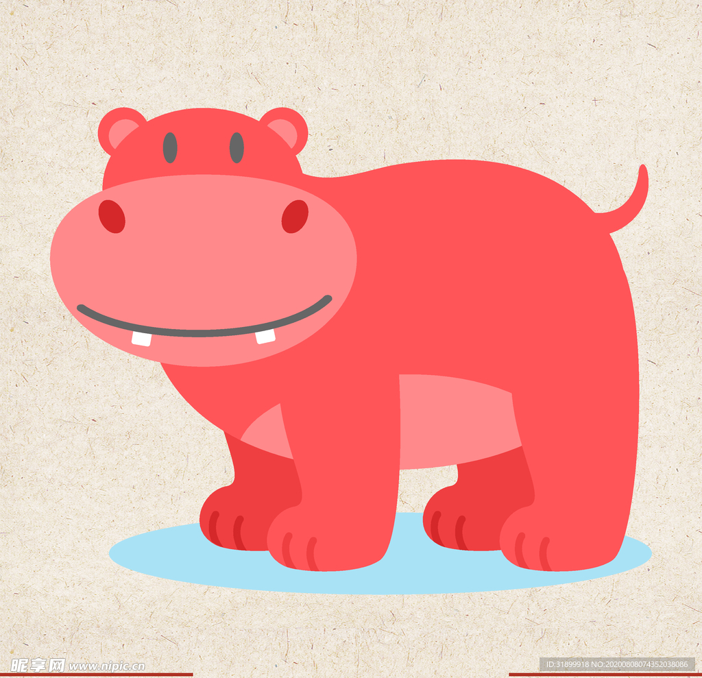 矢量动物 矢量植物 插画 手绘