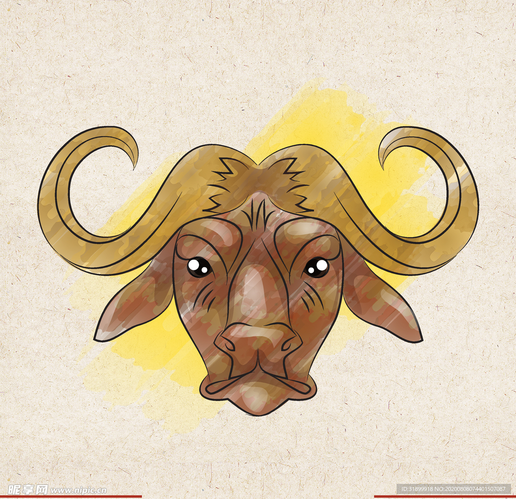 矢量动物 矢量植物 插画 手绘