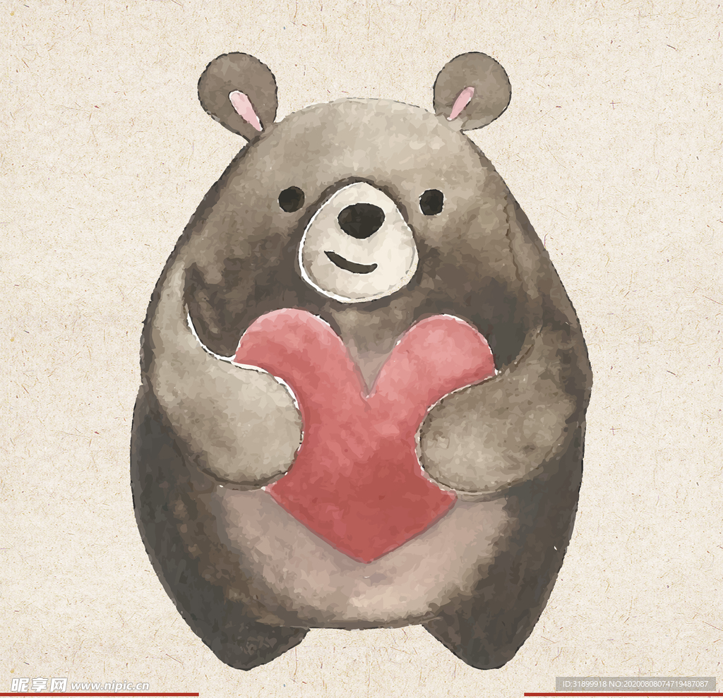 矢量动物 矢量植物 插画 手绘