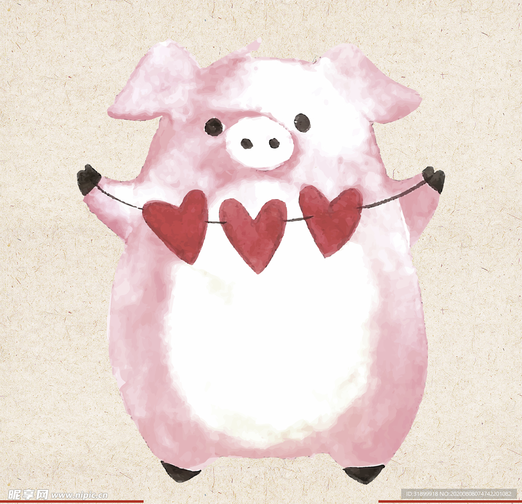 矢量动物 矢量植物 插画 手绘