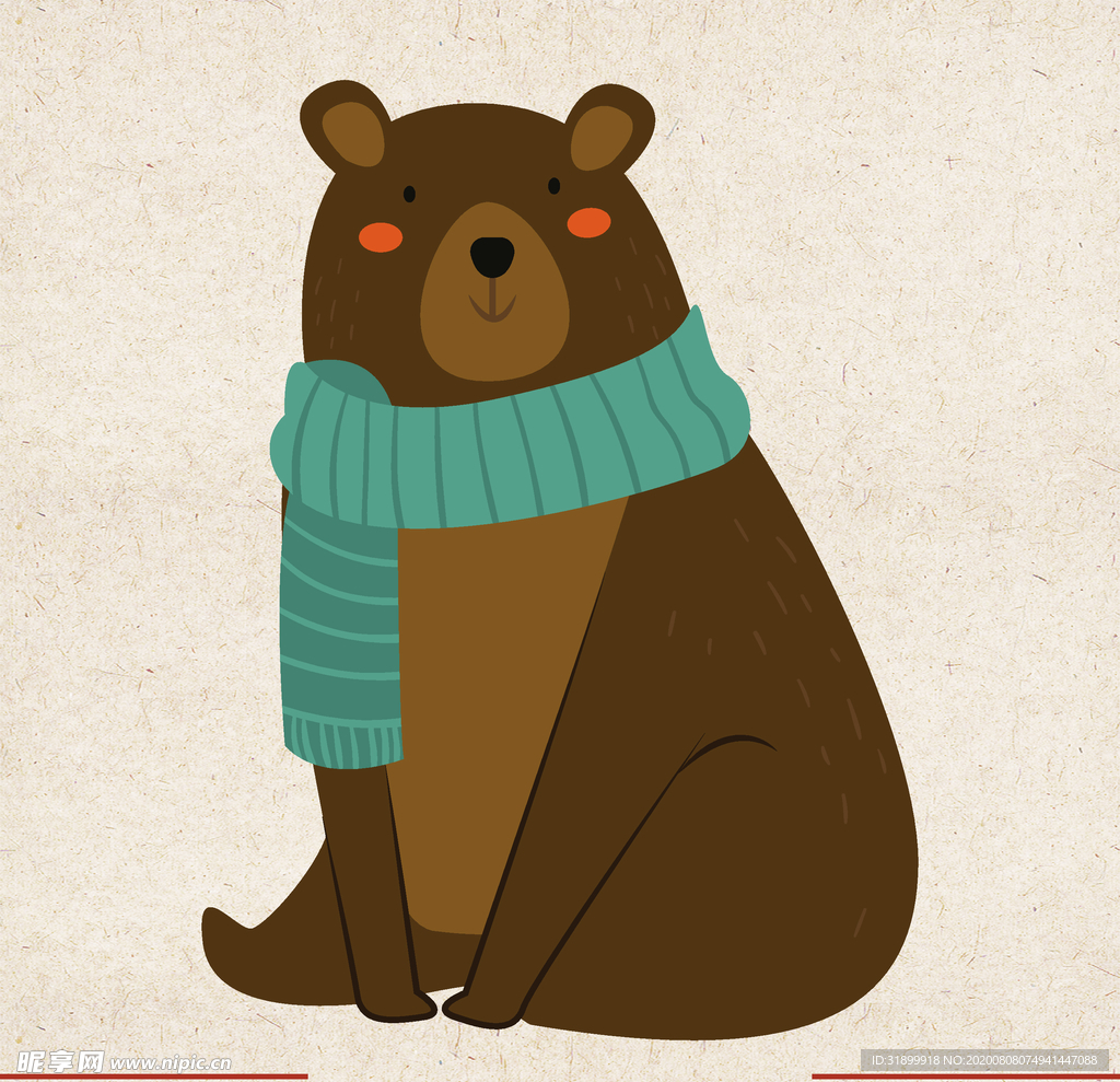 矢量动物 矢量植物 插画 手绘