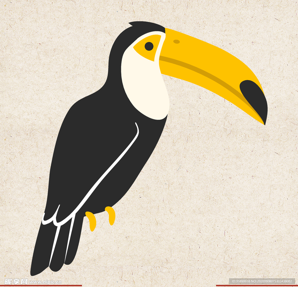 矢量动物 矢量植物 插画 手绘