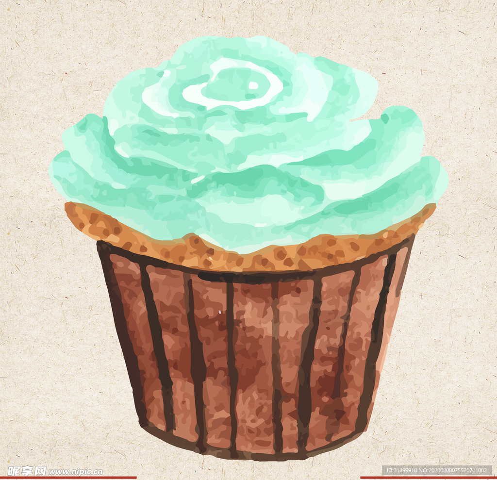 矢量动物 矢量植物 插画 手绘