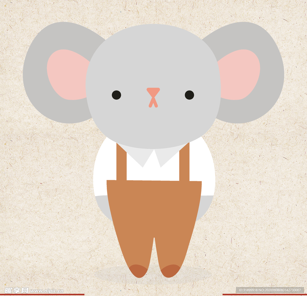 矢量动物 矢量植物 插画 手绘