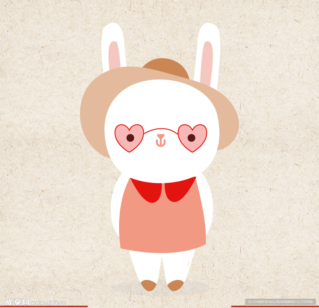 矢量动物 矢量植物 插画 手绘