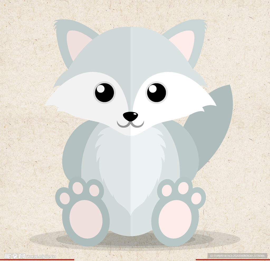 矢量动物 矢量植物 插画 手绘