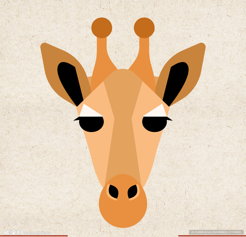 矢量动物 矢量植物 插画 手绘