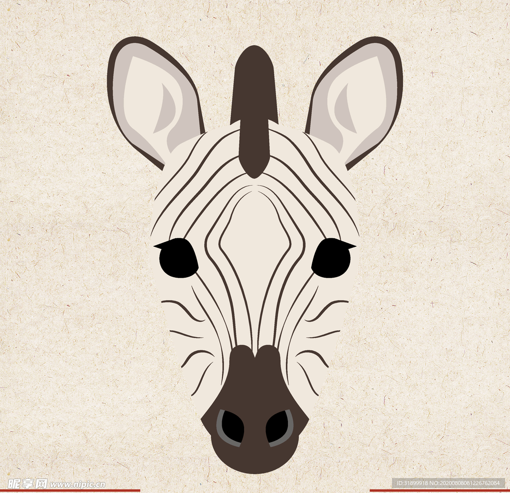 矢量动物 矢量植物 插画 手绘