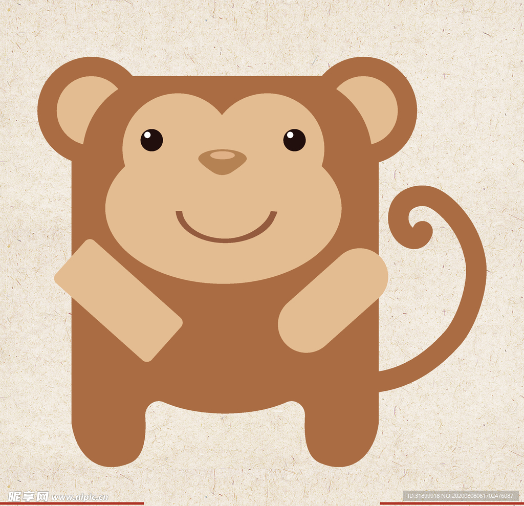 矢量动物 矢量植物 插画 手绘