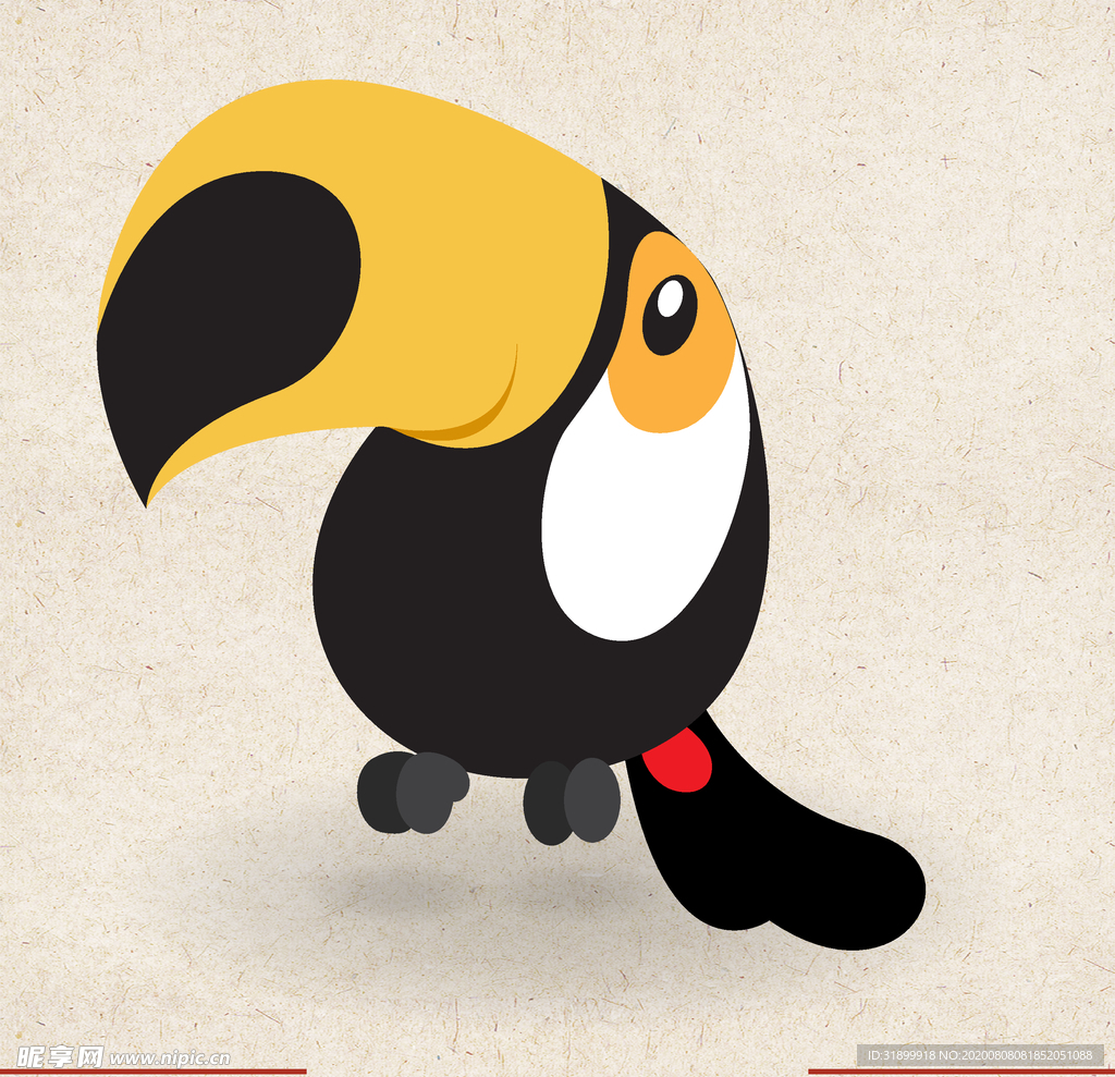 矢量动物 矢量植物 插画 手绘