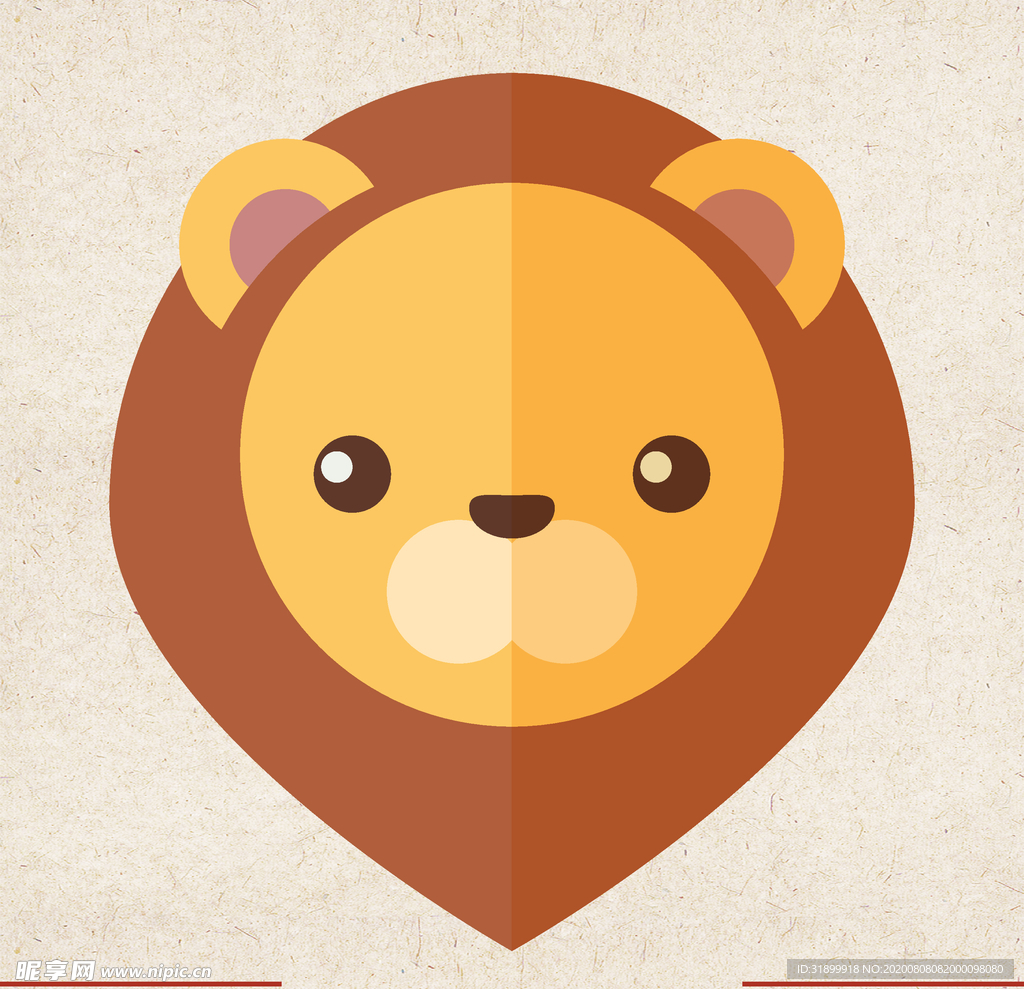 矢量动物 矢量植物 插画 手绘