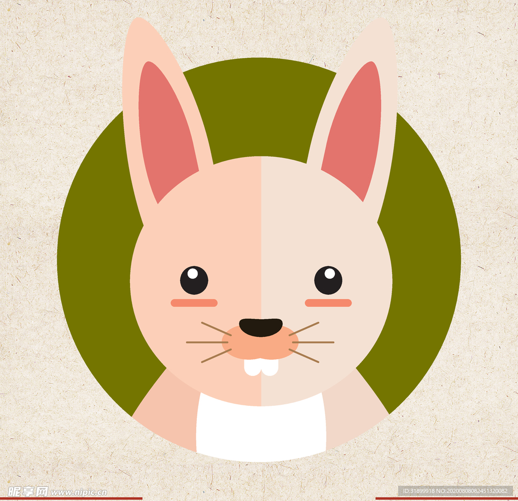 矢量动物 矢量植物 插画 手绘