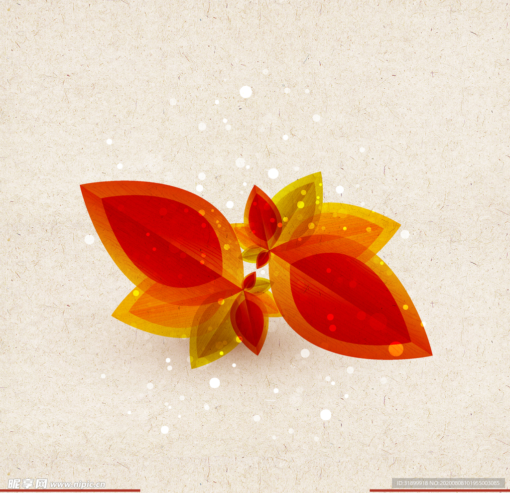 矢量动物 矢量植物 插画 手绘