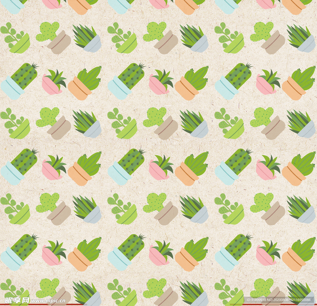 矢量动物 矢量植物 插画 手绘