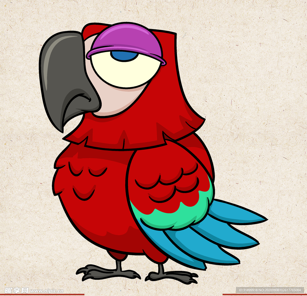 矢量动物 矢量植物 插画 手绘