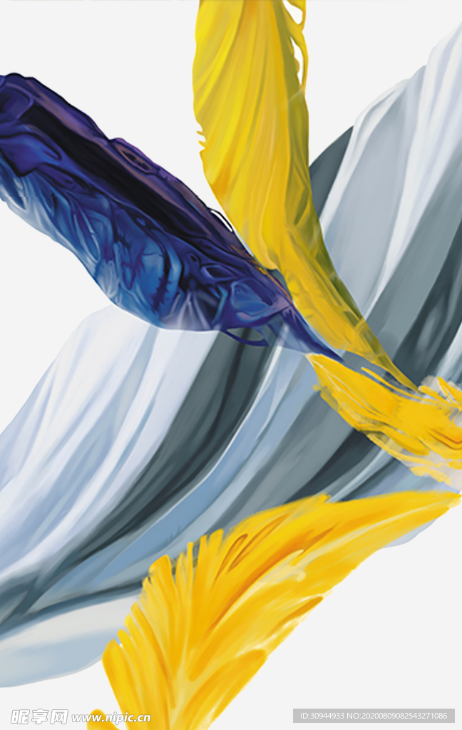 羽毛玄关 装饰画