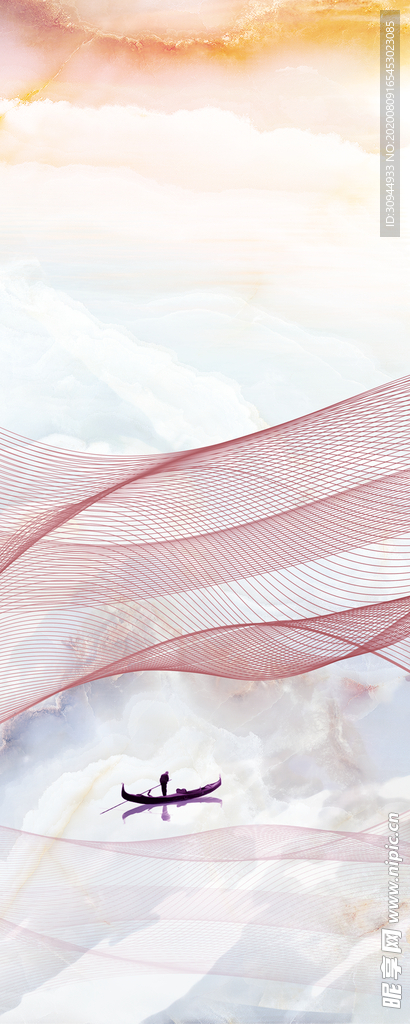 玄关抽象装饰画