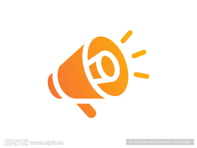 喇叭图标标志促销海报素材