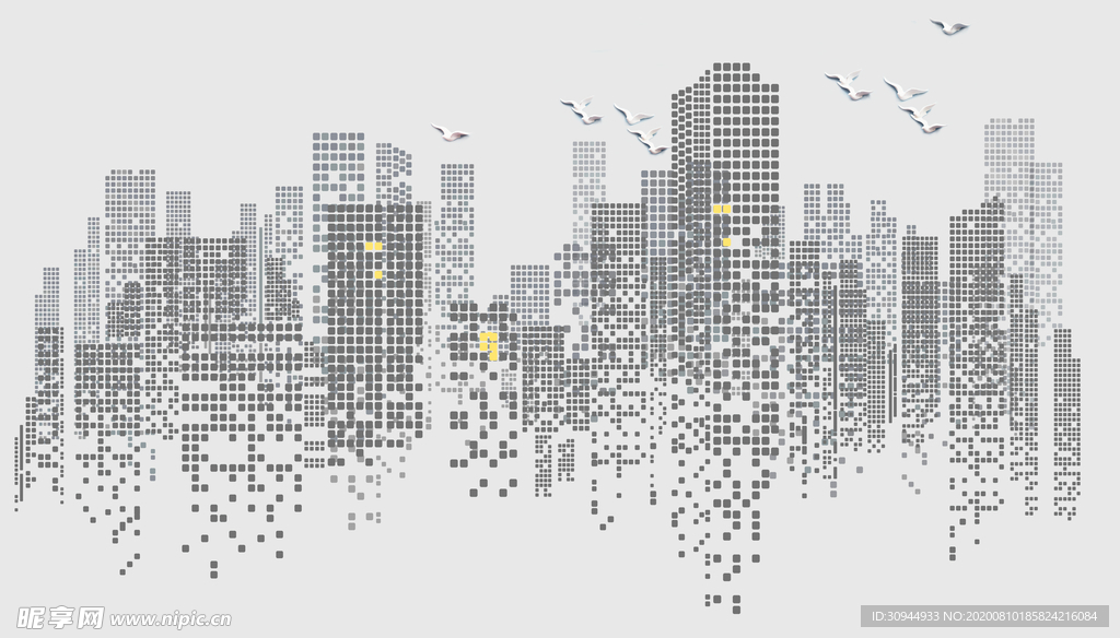 素描客厅装饰画