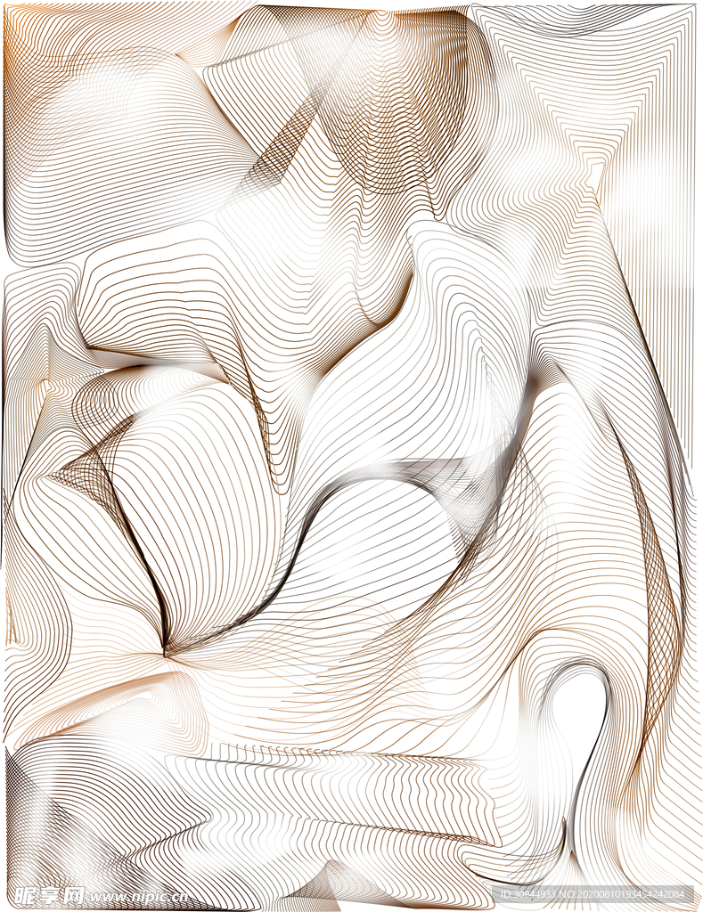 网格线条抽象装饰画
