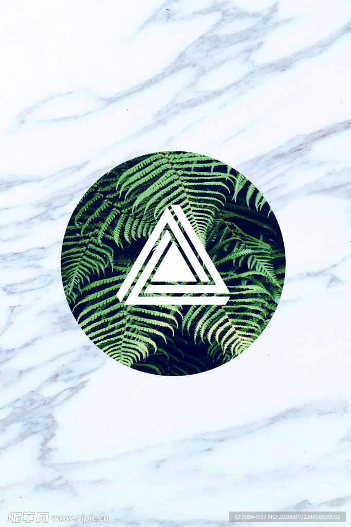 大理石纹装饰画