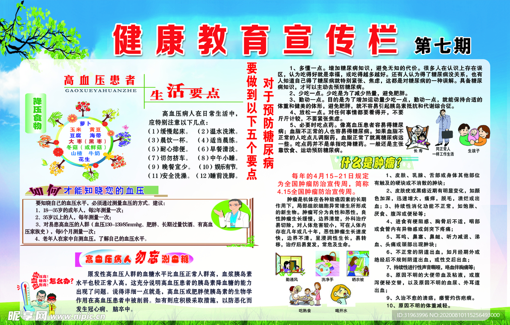 健康教育宣传栏