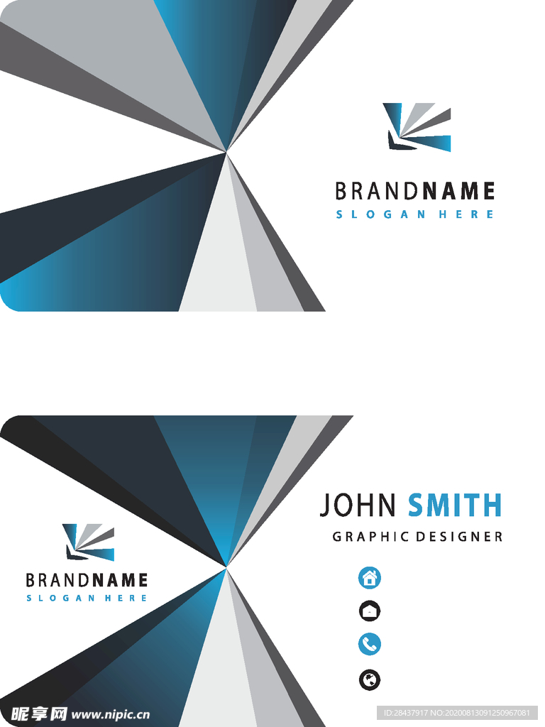 矢量名片模板