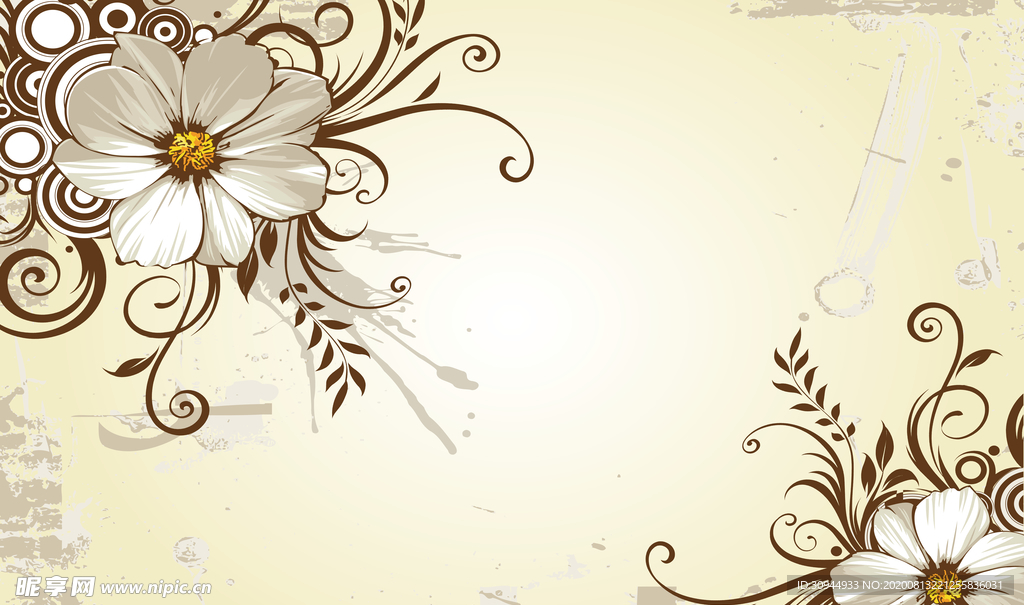 花纹花边电视背景墙