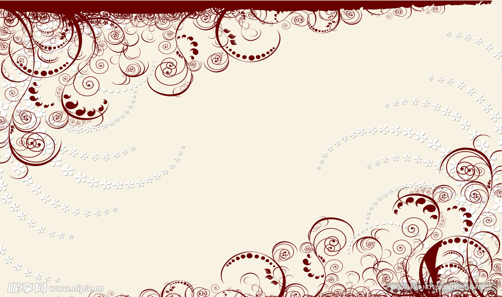 花纹花边背景墙