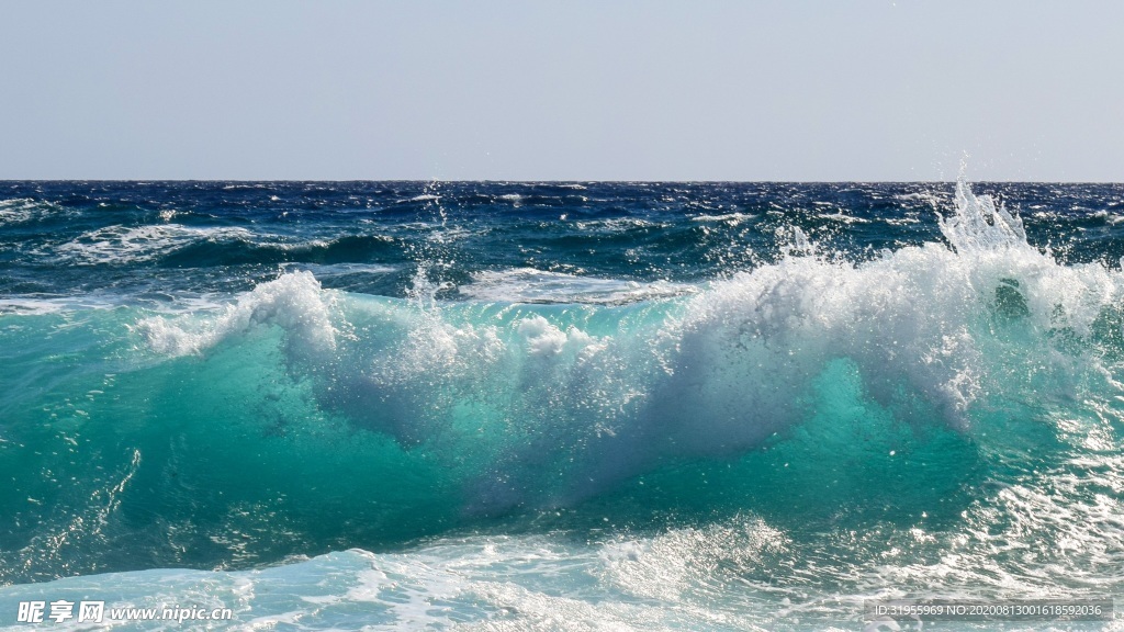 蓝色的大海 图片