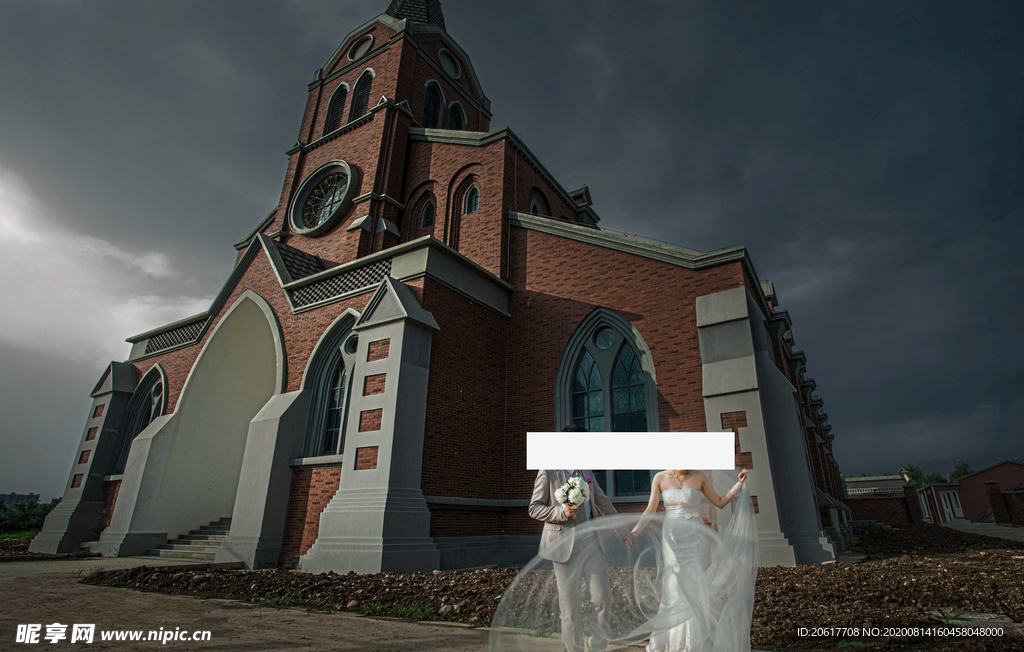 婚纱照 外景建筑