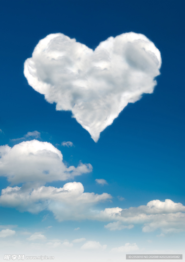 爱心云朵