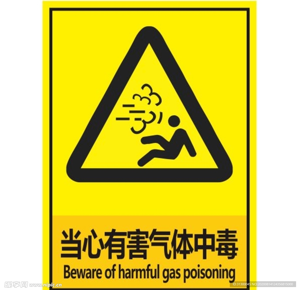 当心有害气体中毒