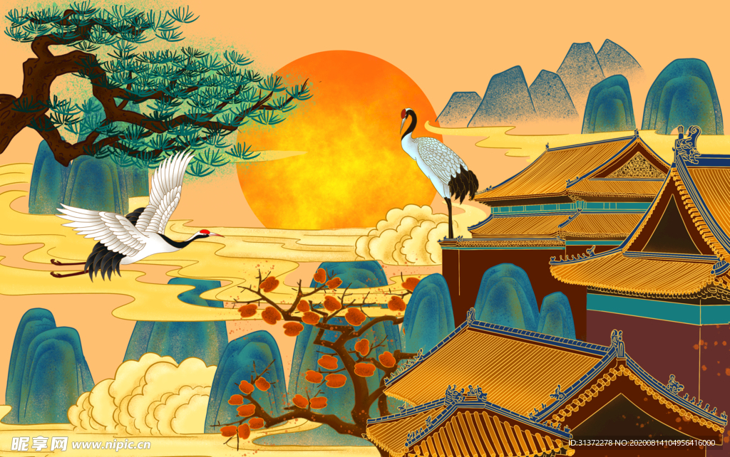 国潮海报设计图片