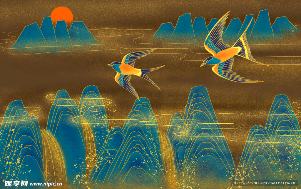 国潮海报设计图片