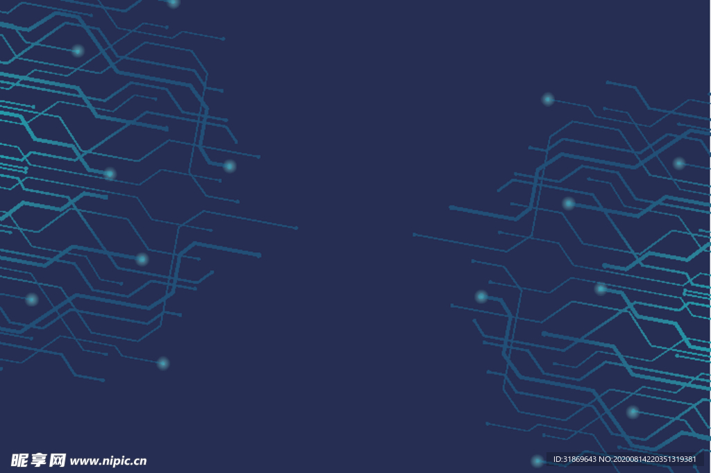 蓝色商务科技科幻背景素材图片