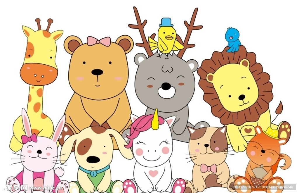 动物合影1 HAPPY动物-上