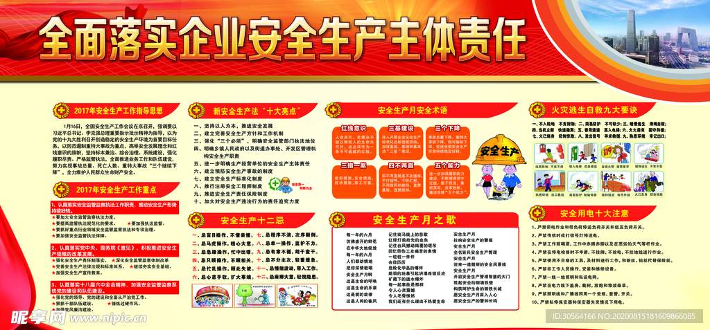 安全用电社会公益文化墙展板