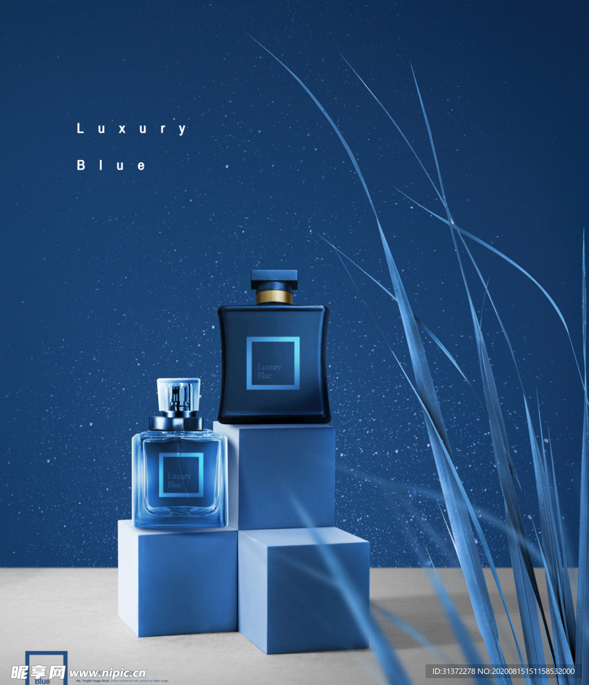 高端简约化妆品合成图片