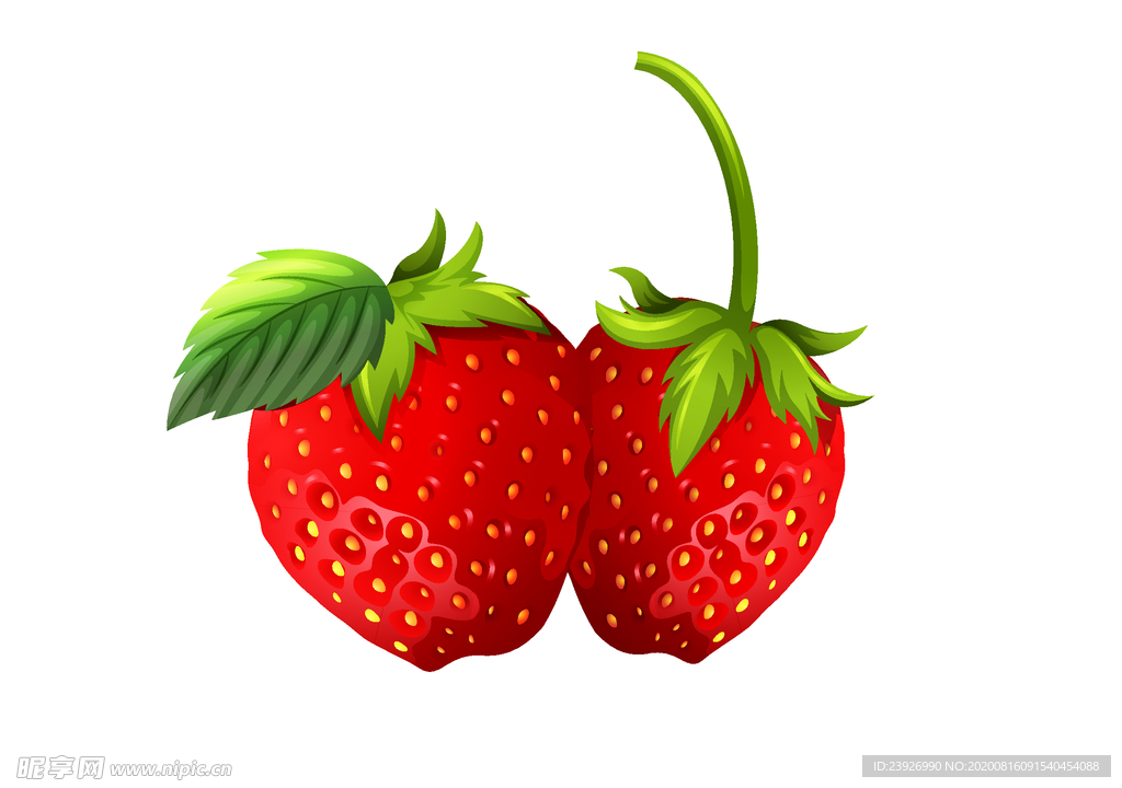 手绘草莓