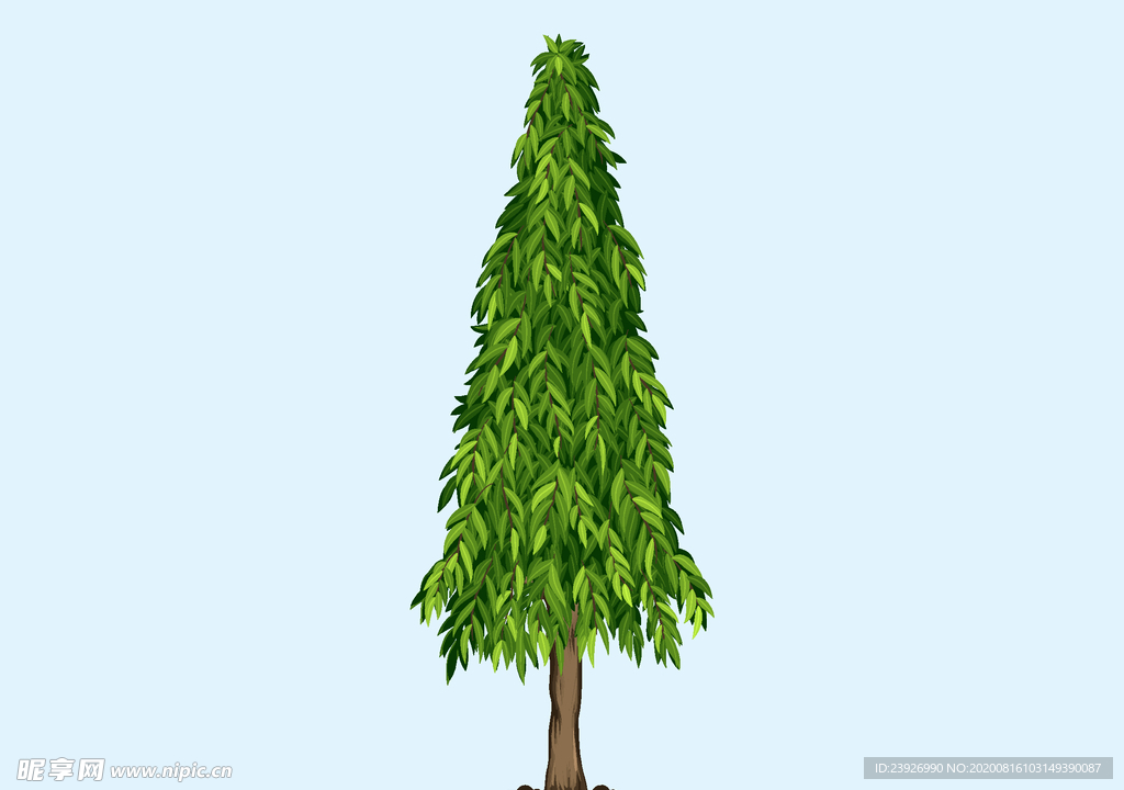 卡通树