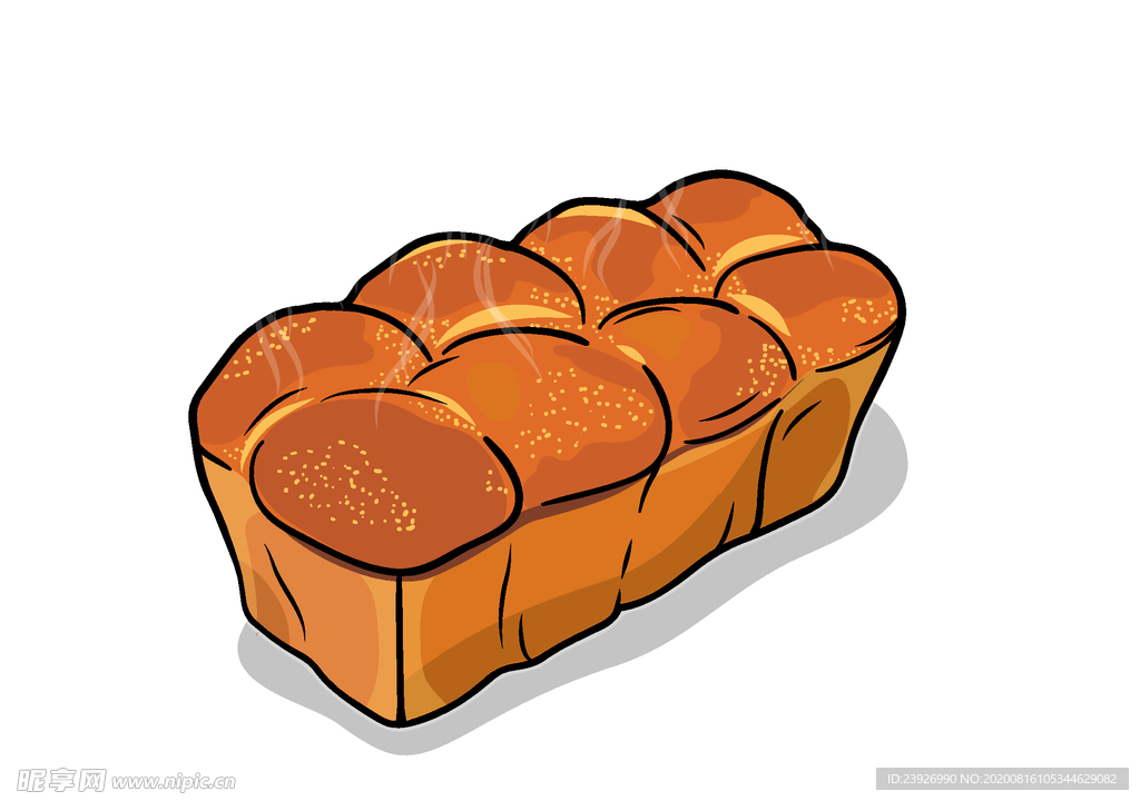 面包手绘