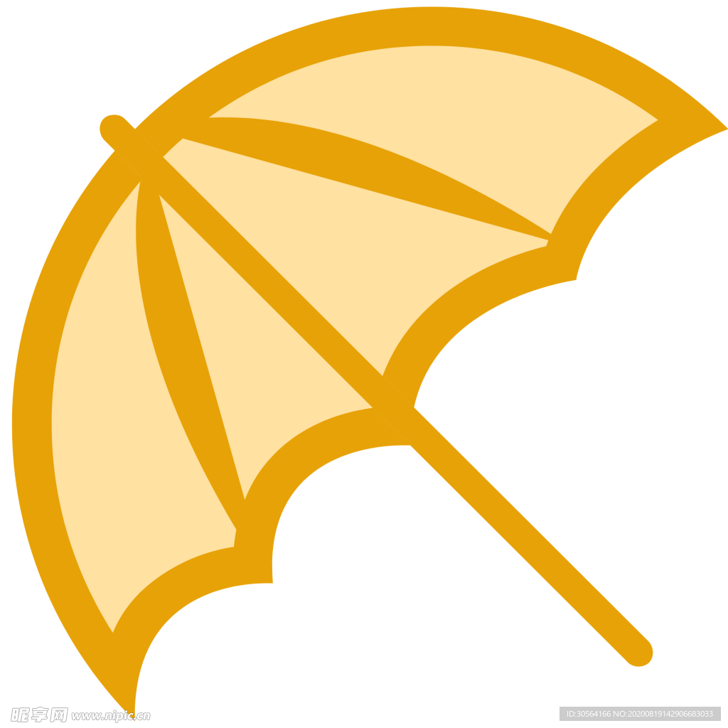 太阳伞标志标识图形图标素材