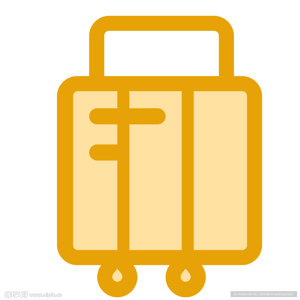 行李箱标志标识图形图标素材