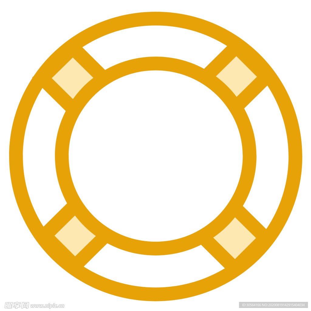 救生圈标志标识图形图标素材